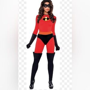 Mrs. Incredible halloween costume size S-M (no gloves)